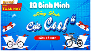 Học tại IQ Bình Minh - Rinh Ngay xe đạp